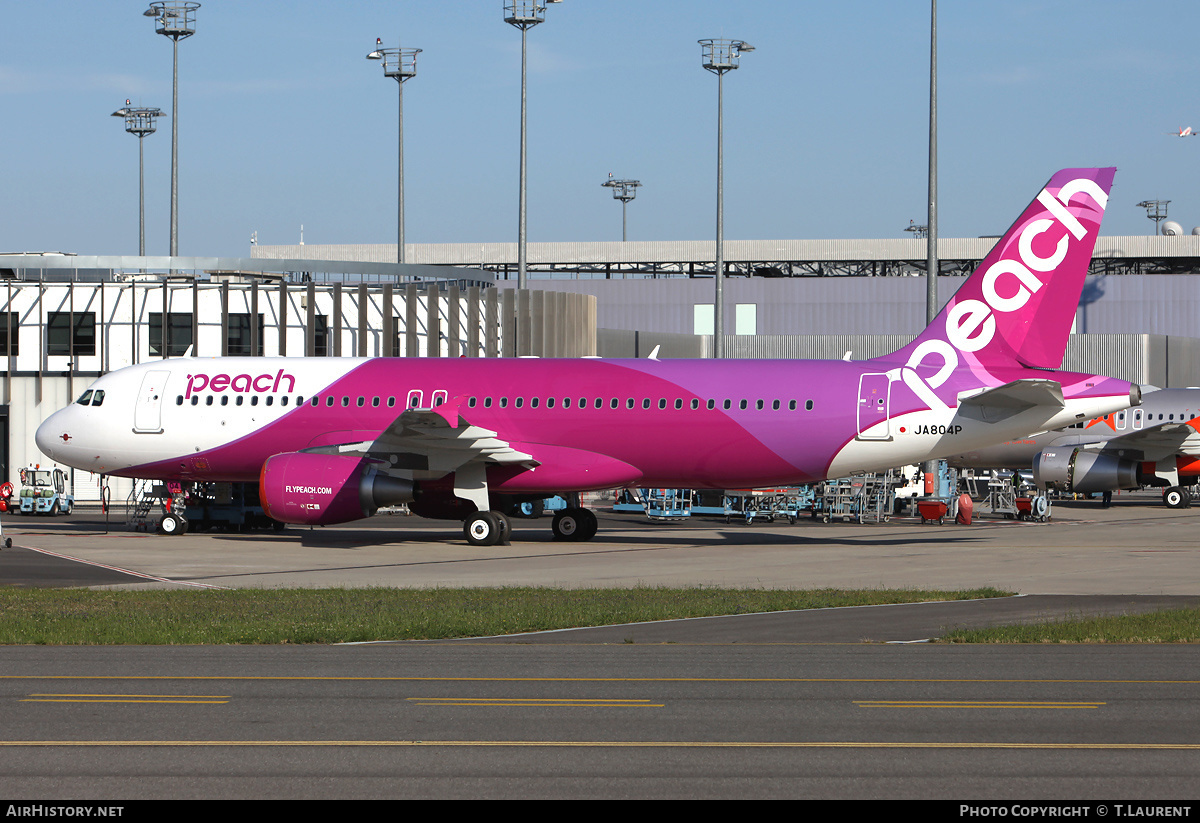 Aircraft Photo of JA804P | Airbus A320-214 | Peach Aviation | AirHistory.net #223371