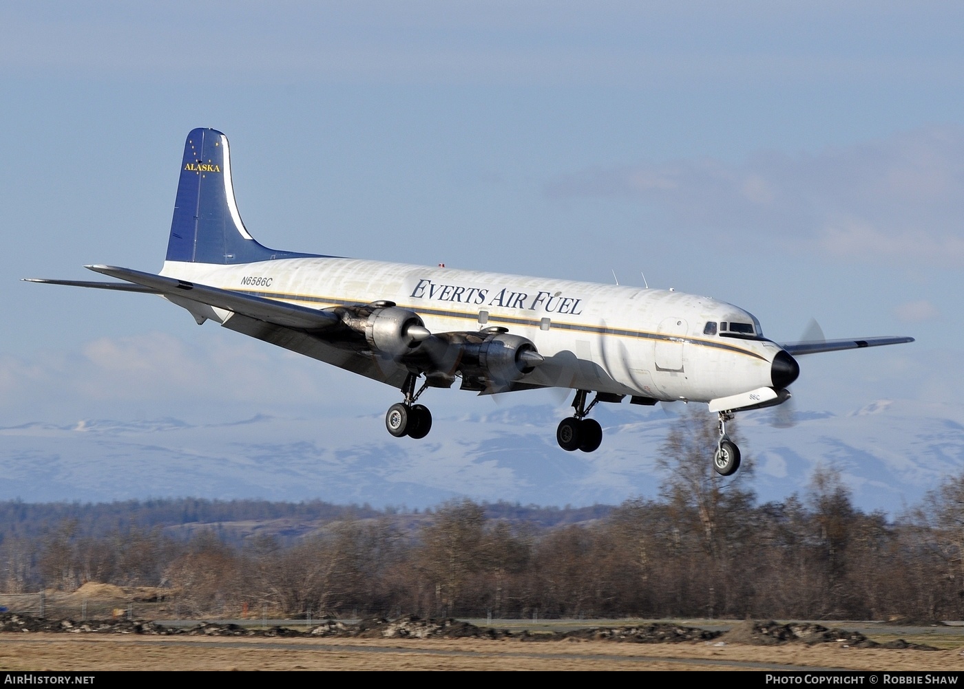 Aircraft Photo of N6586C | Douglas DC-6B(F) | Everts Air Cargo | AirHistory.net #223372