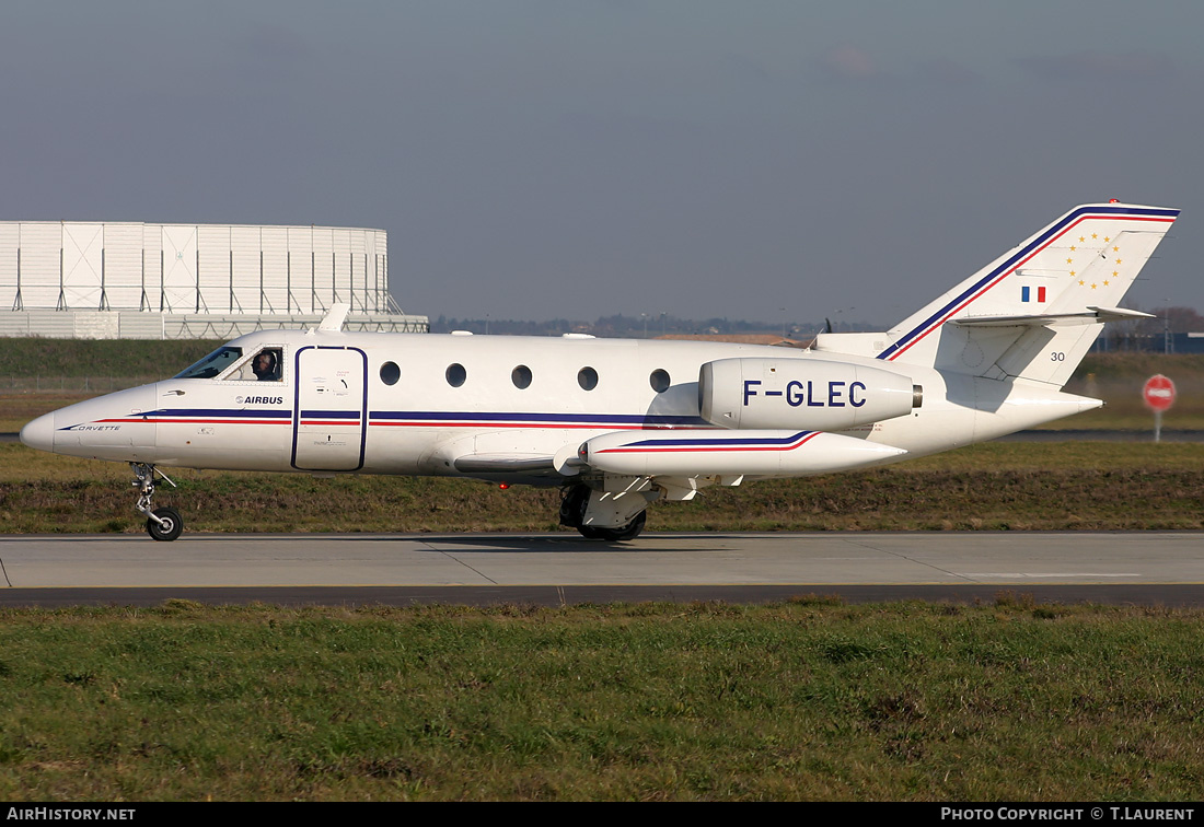 Aircraft Photo of F-GLEC | Aerospatiale SN-601 Corvette 100 | Airbus | AirHistory.net #223400