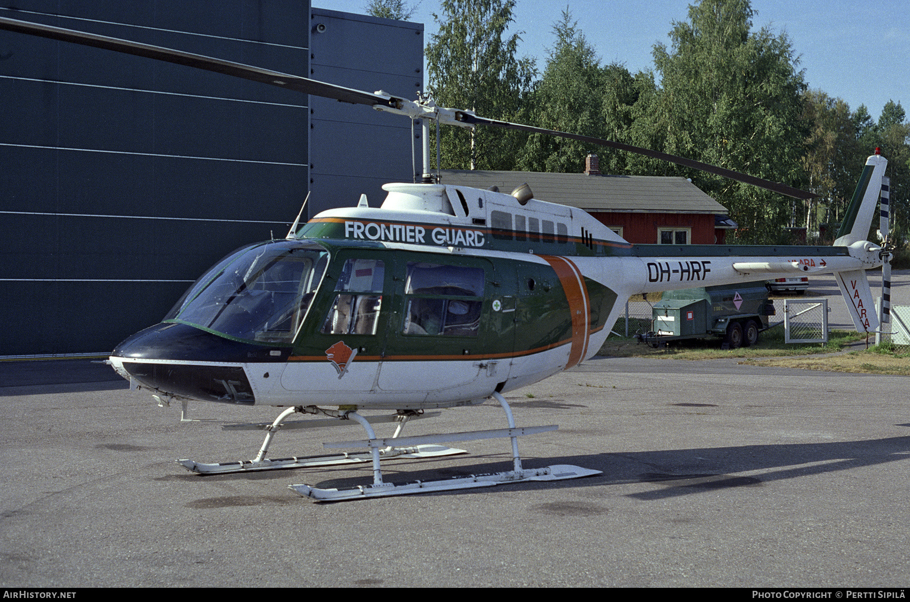Aircraft Photo of OH-HRF | Bell AB-206A JetRanger | Rajavartiolaitos - Finnish Border Guard | AirHistory.net #223411