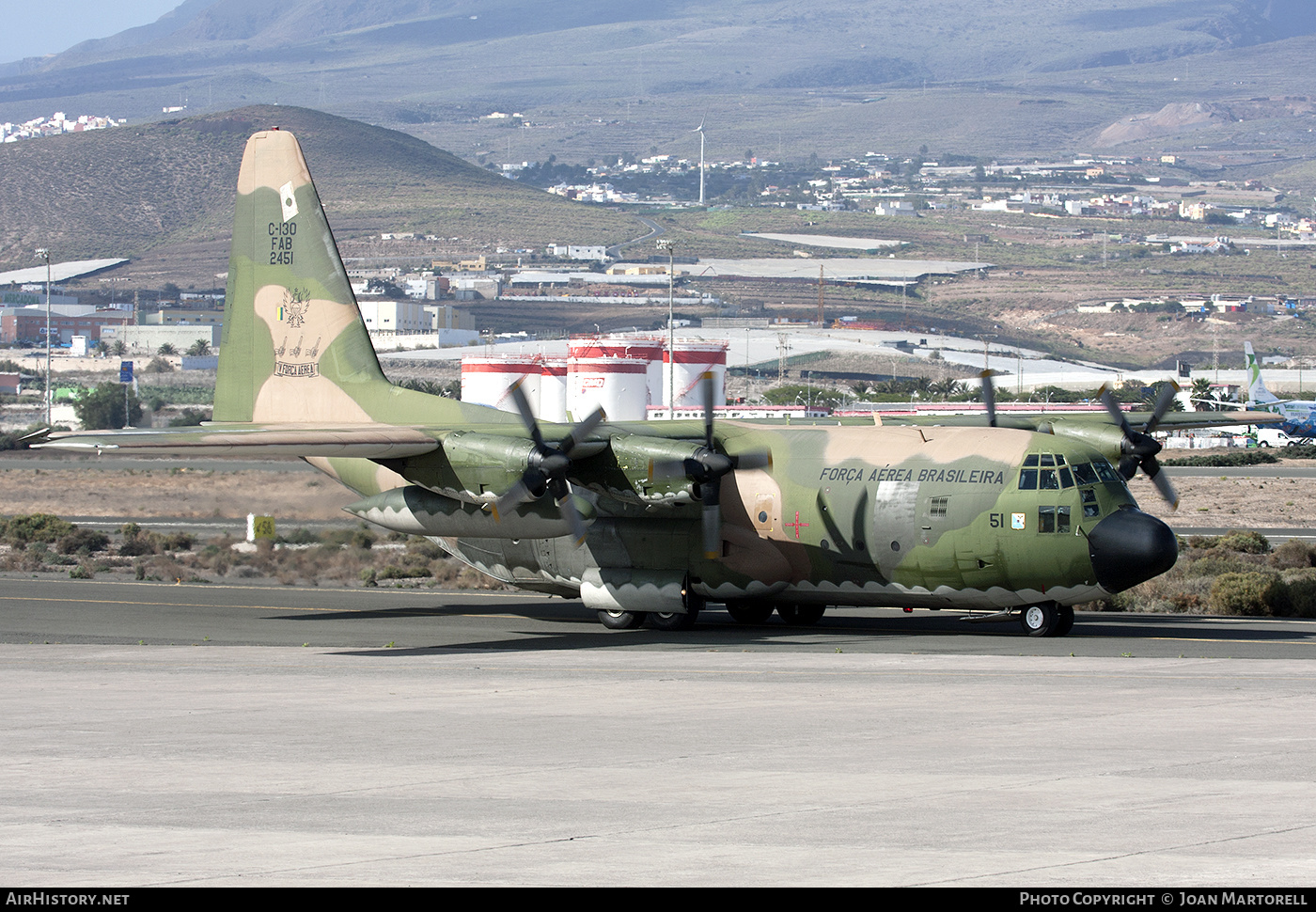 Aircraft Photo of 2451 | Lockheed C-130E Hercules (L-382) | Brazil - Air Force | AirHistory.net #223415