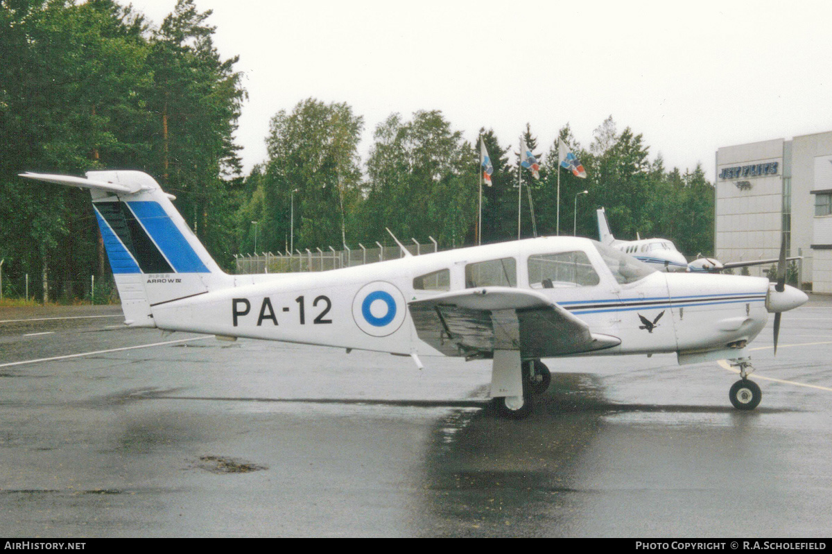 Aircraft Photo of PA-12 | Piper PA-28RT-201 Cherokee Arrow IV | Finland - Air Force | AirHistory.net #223438