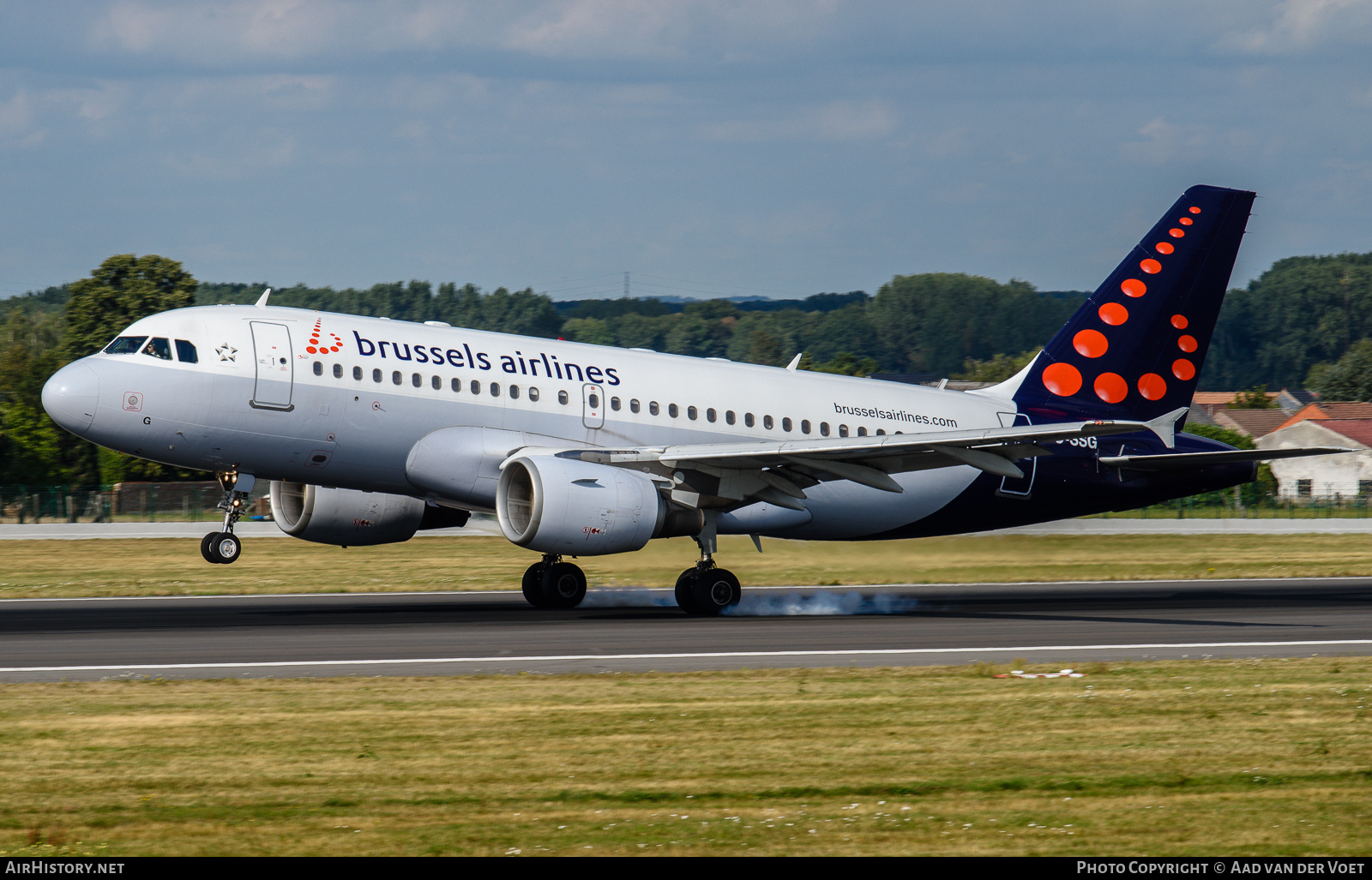 Aircraft Photo of OO-SSG | Airbus A319-112 | Brussels Airlines | AirHistory.net #223456