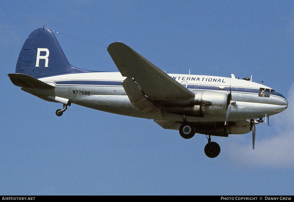 Aircraft Photo of N7768B | Curtiss C-46A Commando | Rich International Airways | AirHistory.net #223476