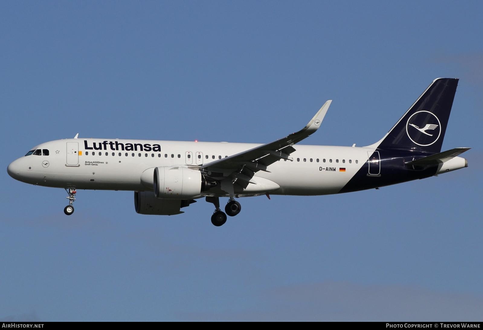 Aircraft Photo of D-AINW | Airbus A320-271N | Lufthansa | AirHistory.net #223500