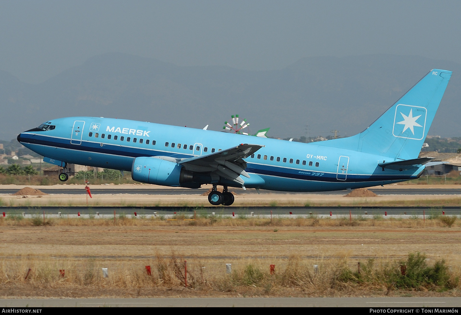 Aircraft Photo of OY-MRC | Boeing 737-7L9 | Maersk Air | AirHistory.net #223522