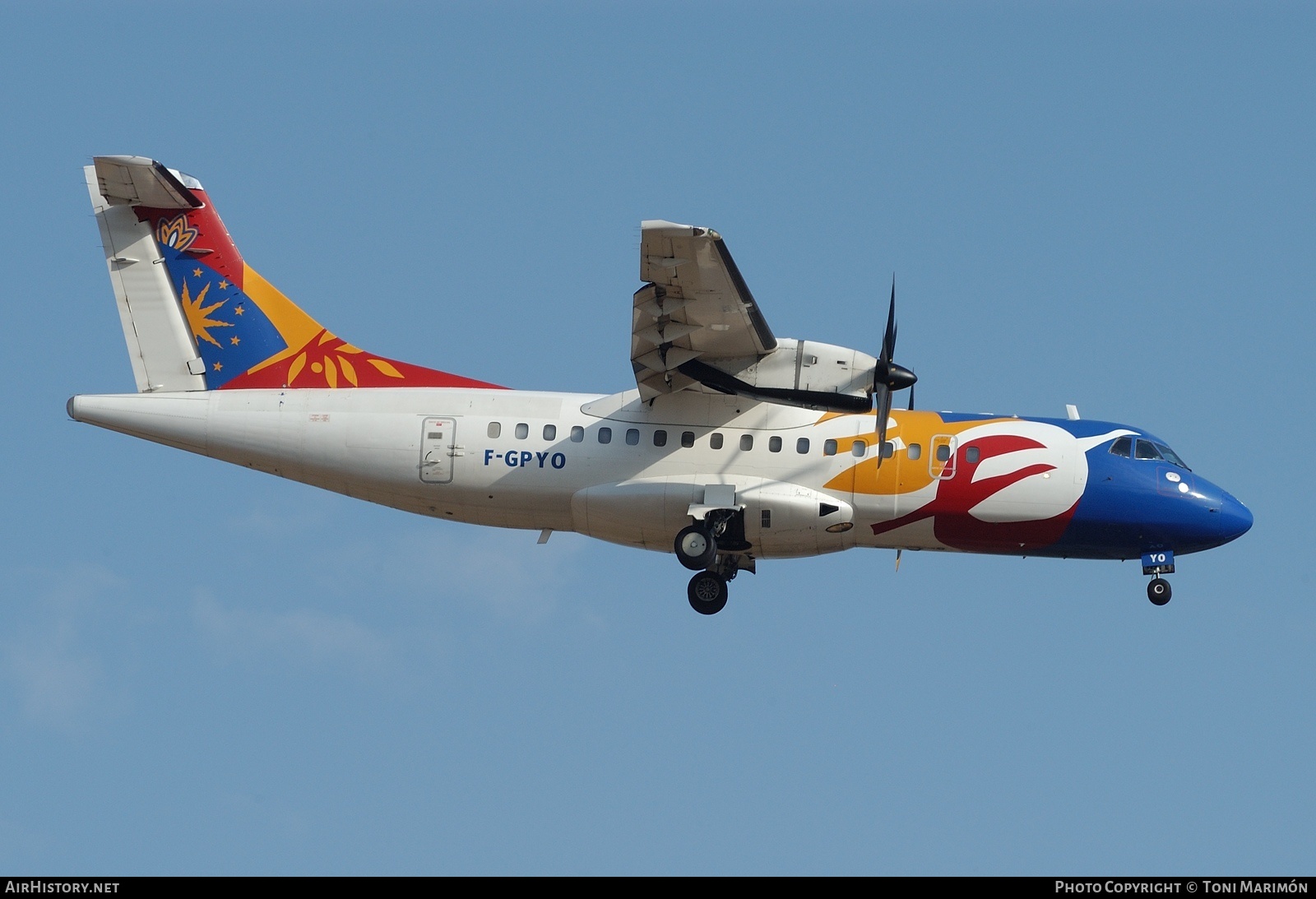 Aircraft Photo of F-GPYO | ATR ATR-42-500 | Air Littoral | AirHistory.net #223539