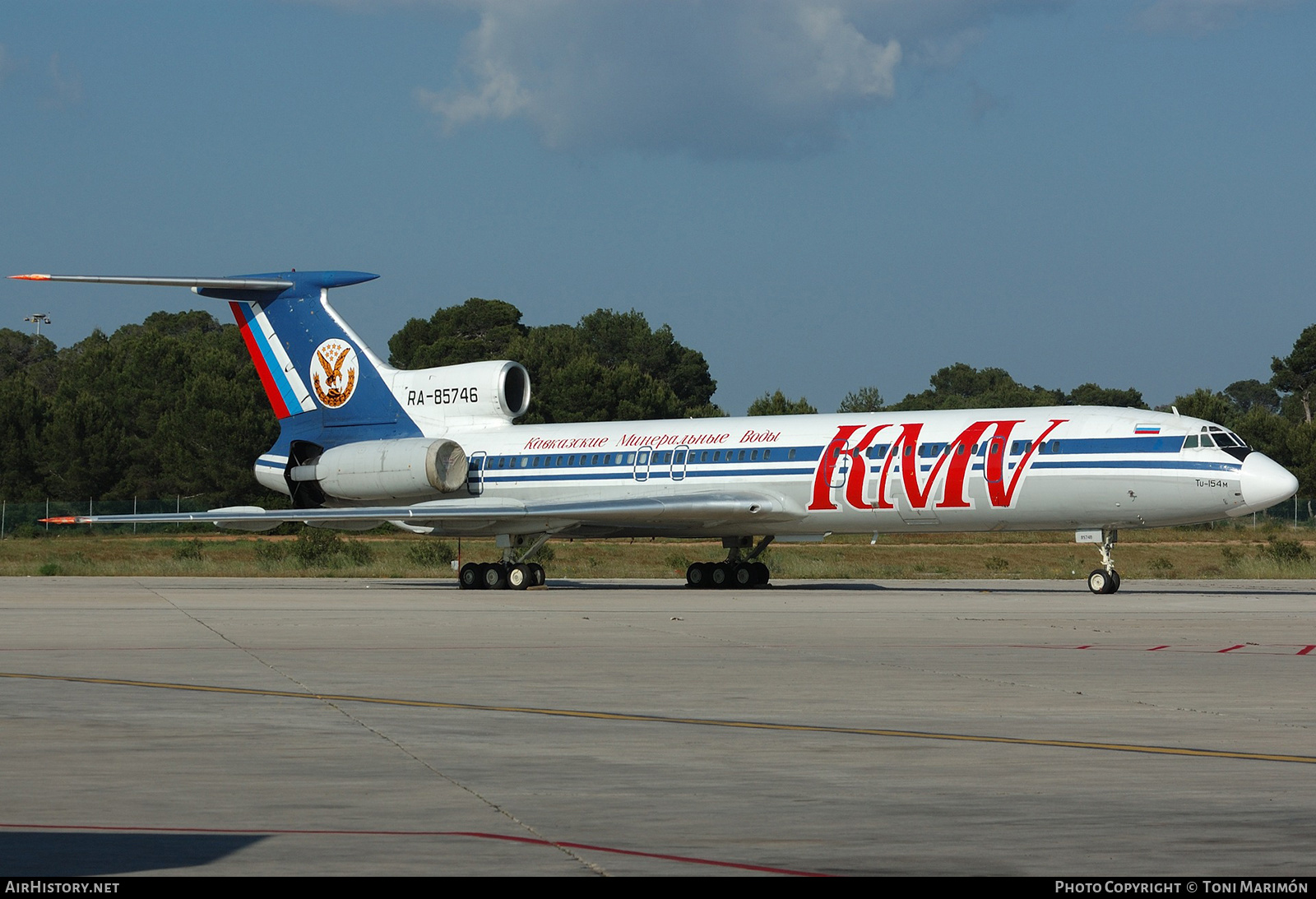 Aircraft Photo of RA-85746 | Tupolev Tu-154M | KMV - Kavkazskie Mineralnye Vody | AirHistory.net #223557