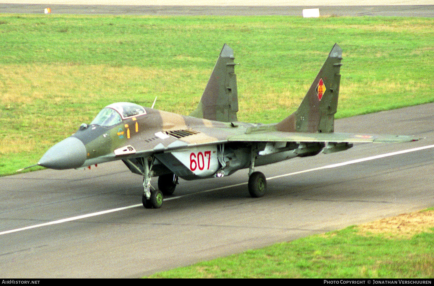 Aircraft Photo of 607 | Mikoyan-Gurevich MiG-29 | East Germany - Air Force | AirHistory.net #223558