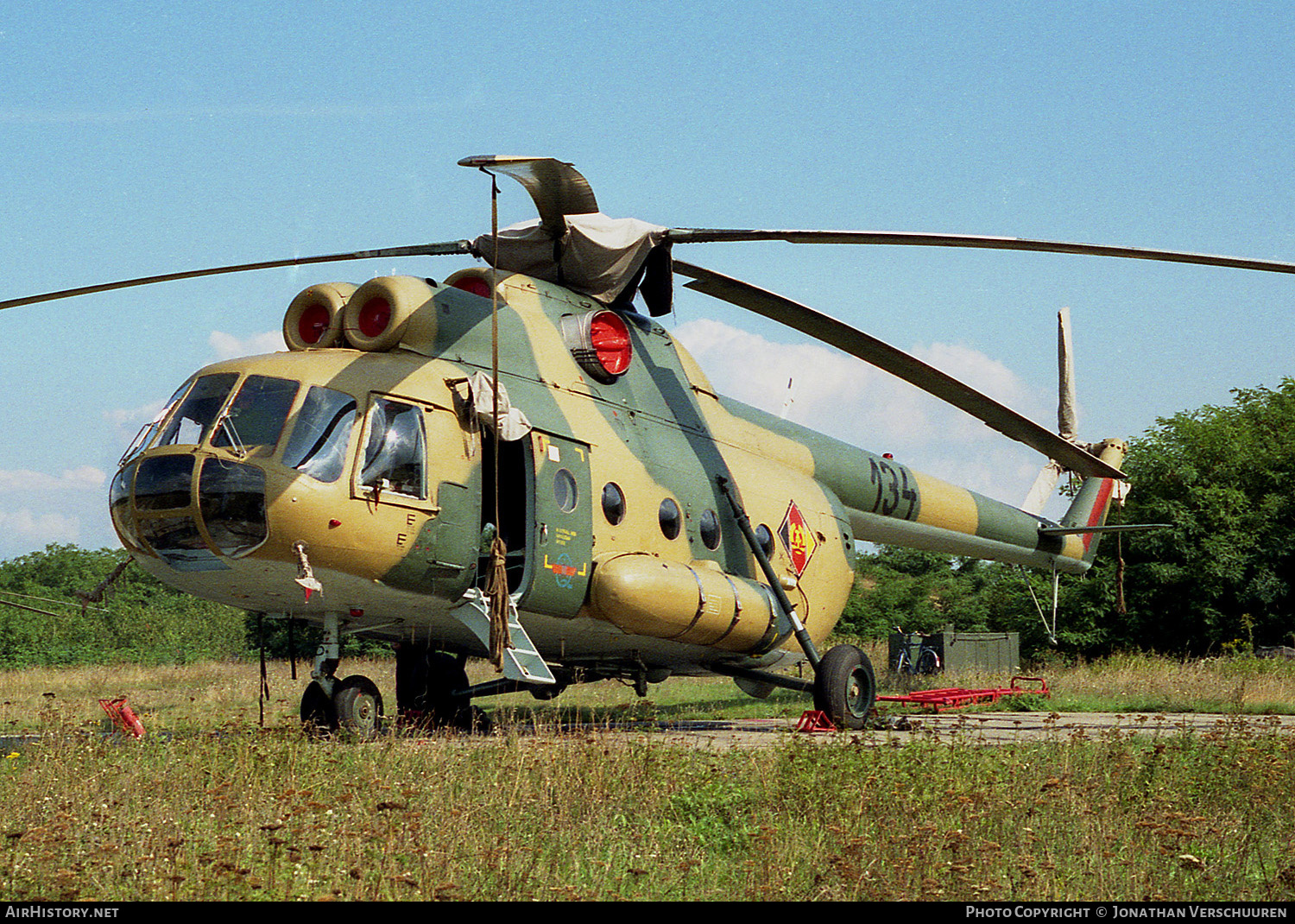 Aircraft Photo of 134 | Mil Mi-8TB | East Germany - Air Force | AirHistory.net #223567