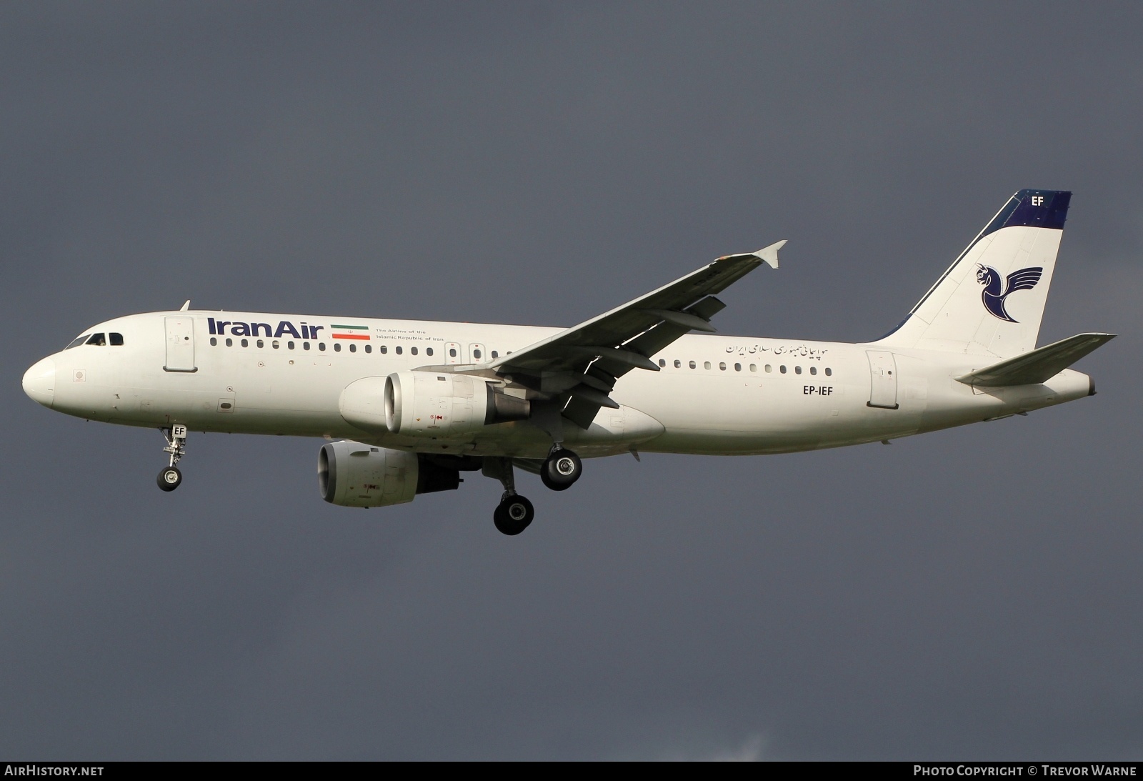 Aircraft Photo of EP-IEF | Airbus A320-211 | Iran Air | AirHistory.net #223577