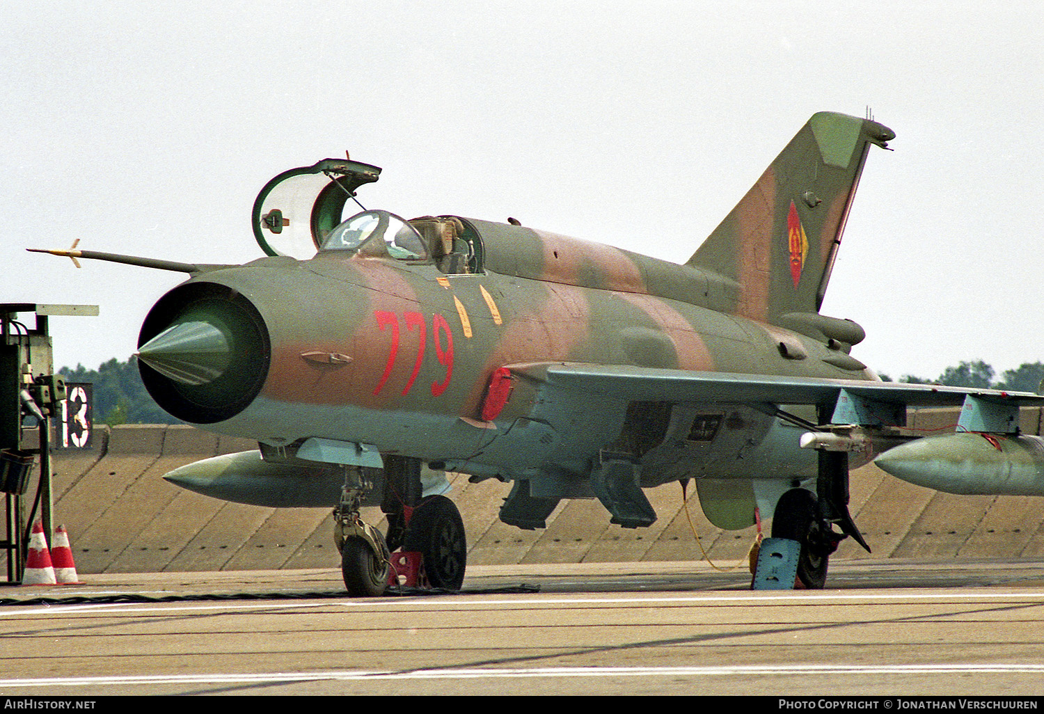 Aircraft Photo of 779 | Mikoyan-Gurevich MiG-21MF-75 | East Germany - Air Force | AirHistory.net #223596
