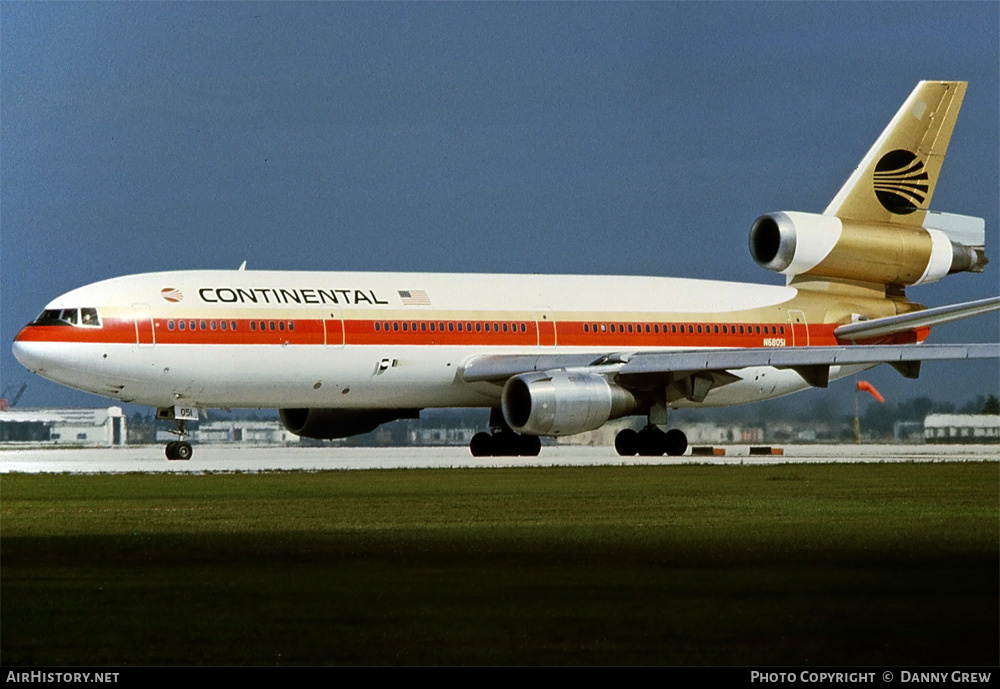 Aircraft Photo of N68051 | McDonnell Douglas DC-10-10CF | Continental Airlines | AirHistory.net #223605