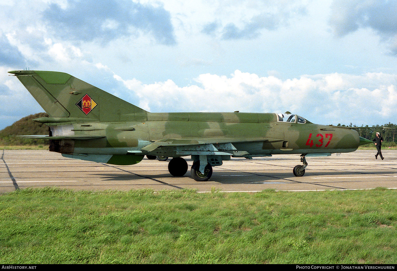 Aircraft Photo of 437 | Mikoyan-Gurevich MiG-21MF | East Germany - Air Force | AirHistory.net #223614