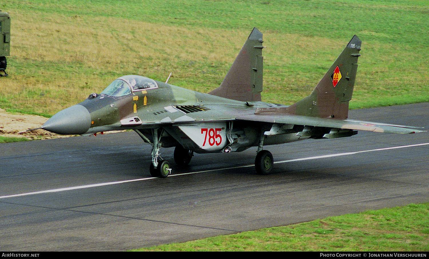 Aircraft Photo of 785 | Mikoyan-Gurevich MiG-29 | East Germany - Air Force | AirHistory.net #223619