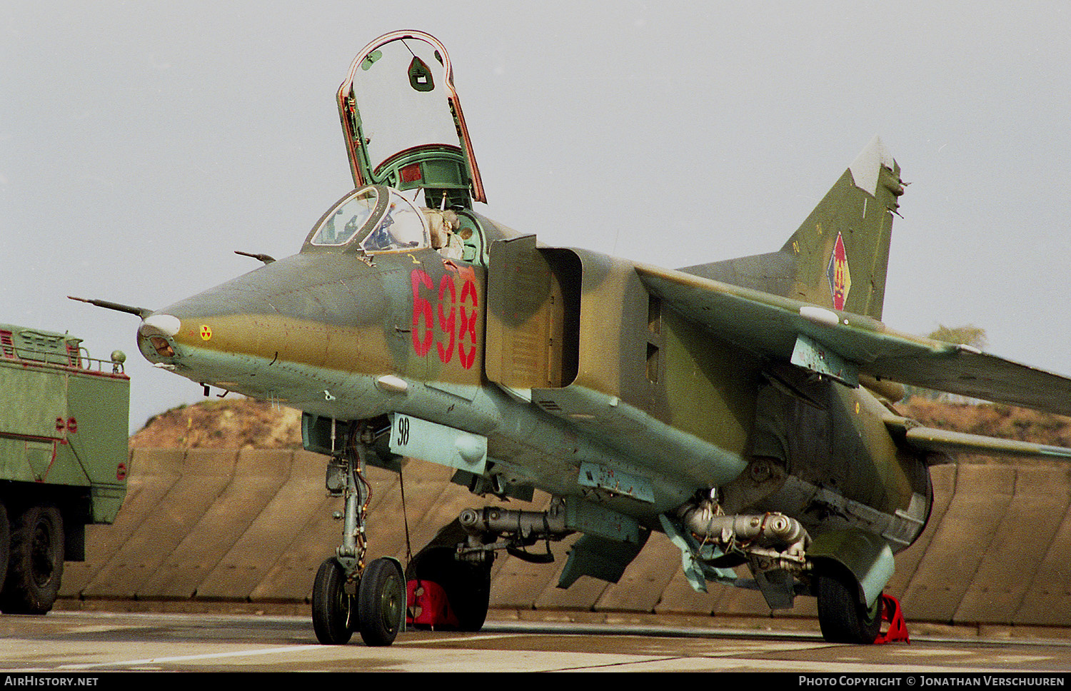 Aircraft Photo of 698 | Mikoyan-Gurevich MiG-23BN | East Germany - Air Force | AirHistory.net #223621