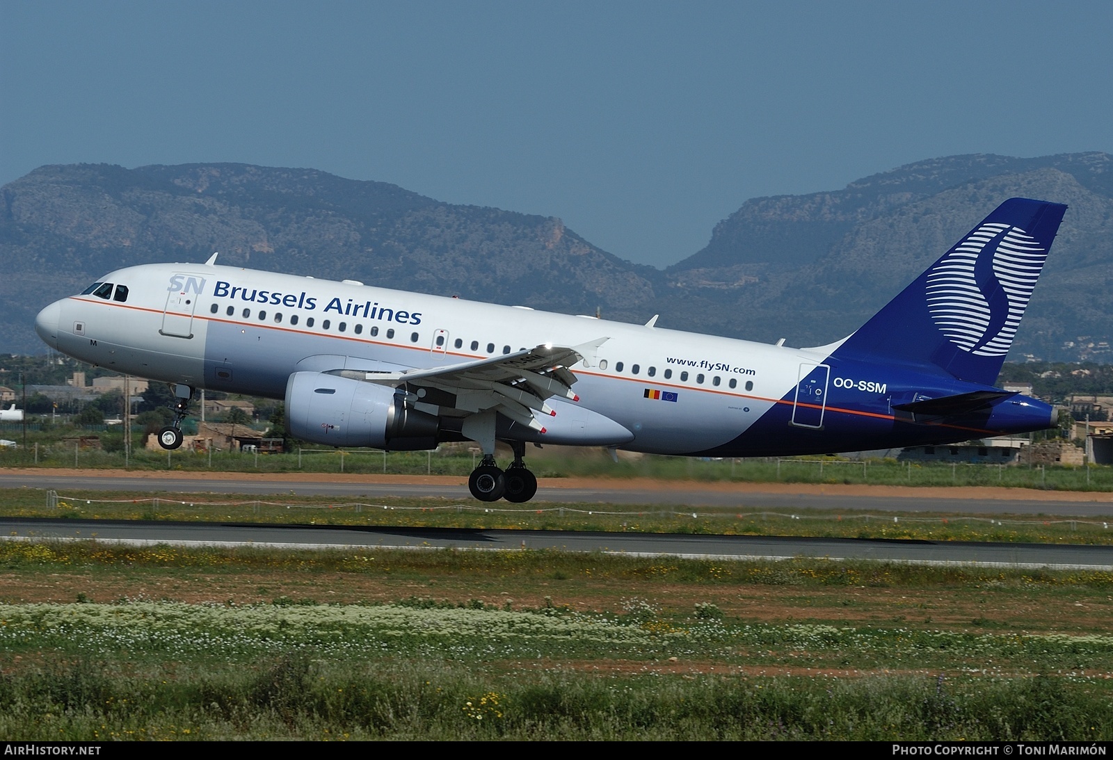 Aircraft Photo of OO-SSM | Airbus A319-112 | SN Brussels Airlines | AirHistory.net #223622