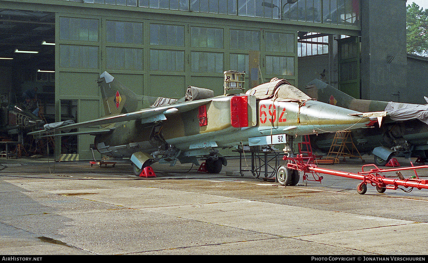 Aircraft Photo of 692 | Mikoyan-Gurevich MiG-23BN | East Germany - Air Force | AirHistory.net #223633
