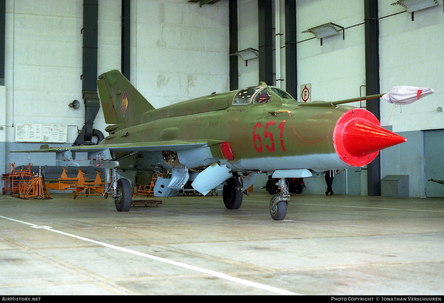 Aircraft Photo of 651 | Mikoyan-Gurevich MiG-21MF | East Germany - Air Force | AirHistory.net #223634