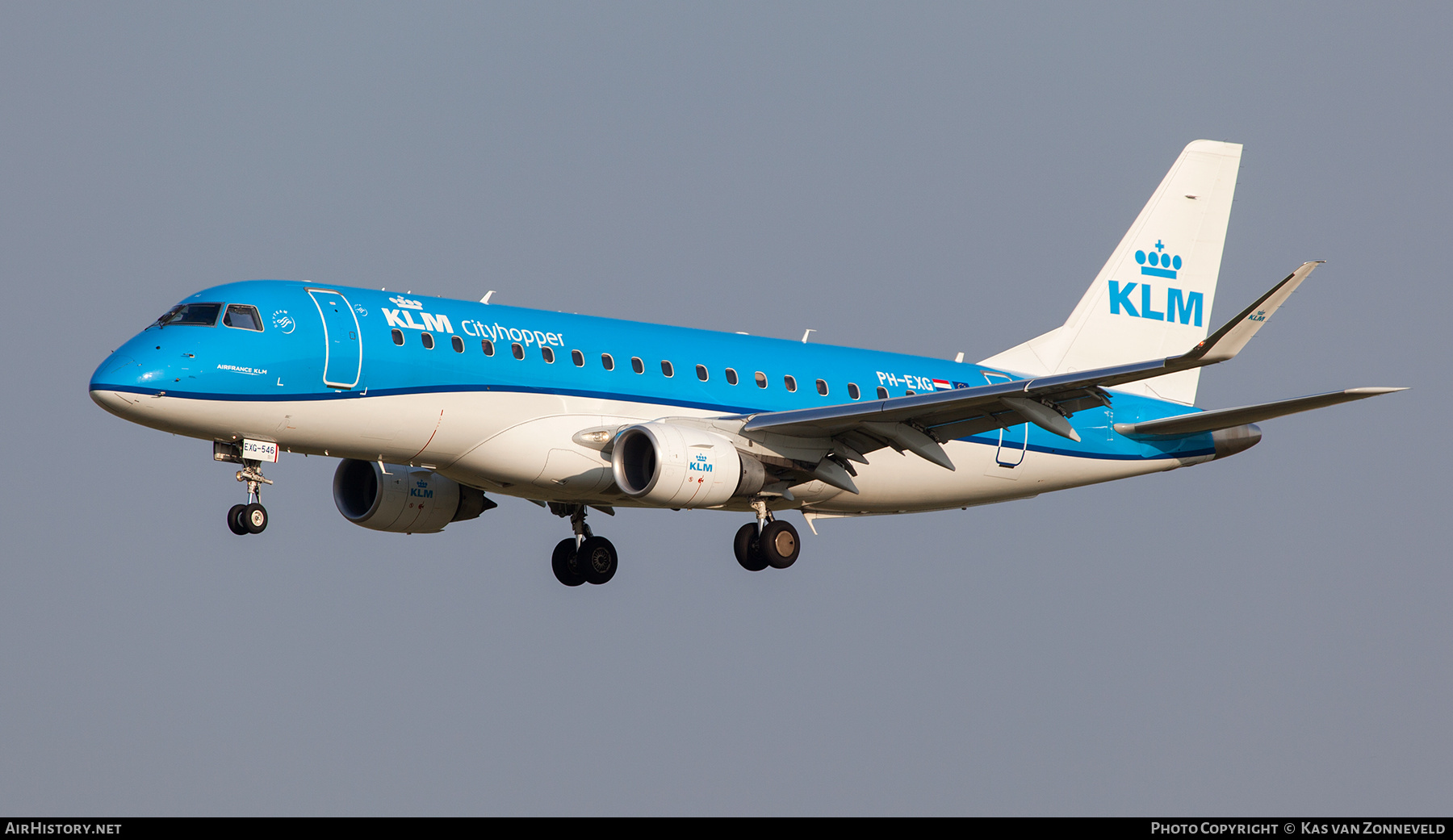 Aircraft Photo of PH-EXG | Embraer 175STD (ERJ-170-200STD) | KLM Cityhopper | AirHistory.net #223667