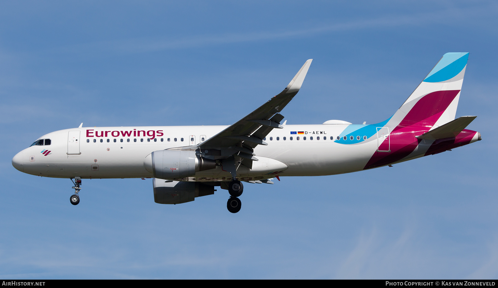 Aircraft Photo of D-AEWL | Airbus A320-214 | Eurowings | AirHistory.net #223673