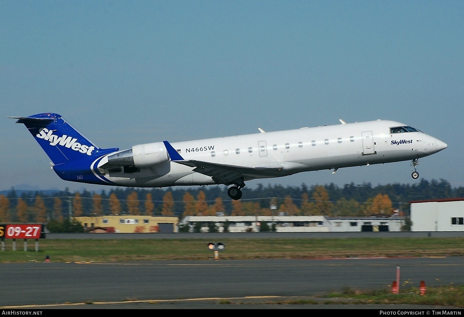 Aircraft Photo of N466SW | Bombardier CRJ-200ER (CL-600-2B19) | SkyWest Airlines | AirHistory.net #223689