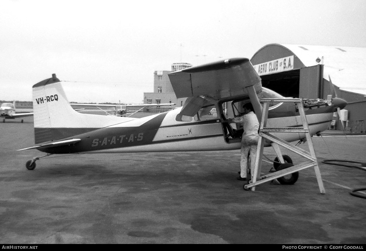 Aircraft Photo of VH-RCQ | Cessna 185A Skywagon | South Australian and Territory Air Services - SAATAS | AirHistory.net #223703