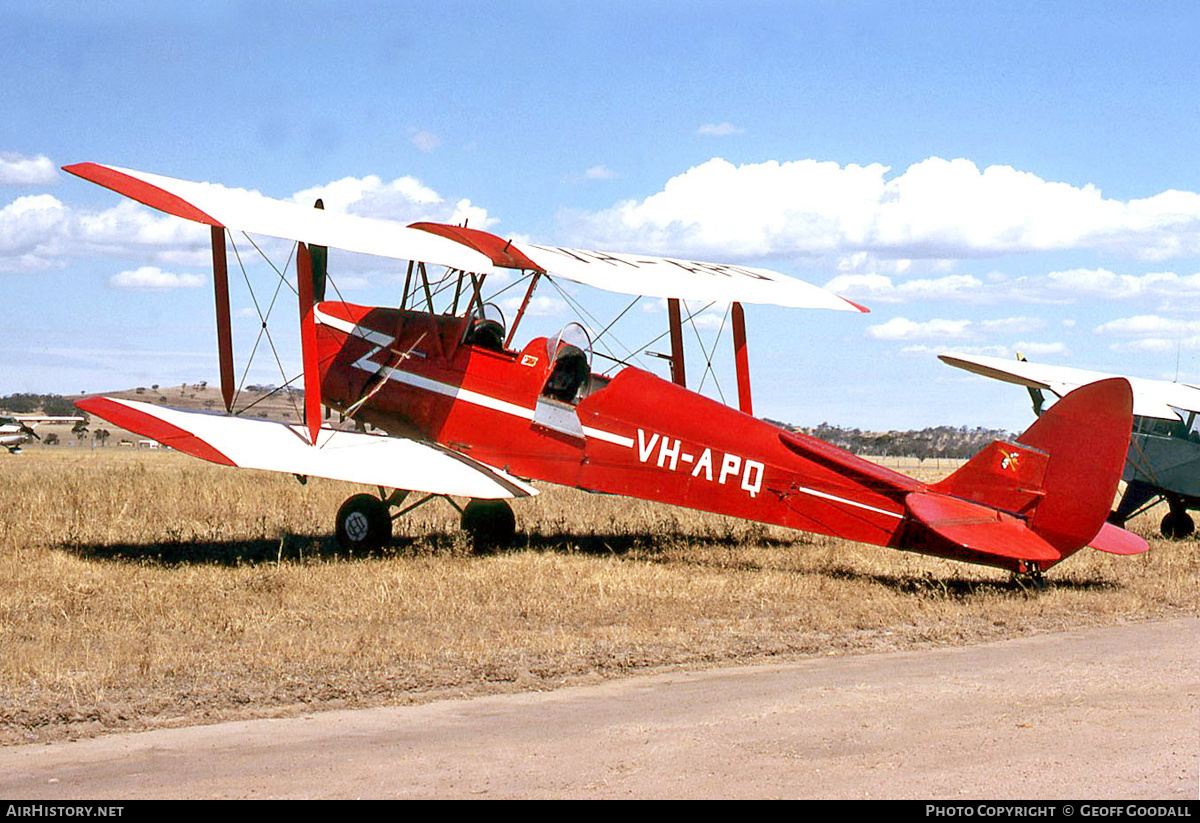 Aircraft Photo of VH-APQ | De Havilland D.H. 82A Tiger Moth | AirHistory.net #223704