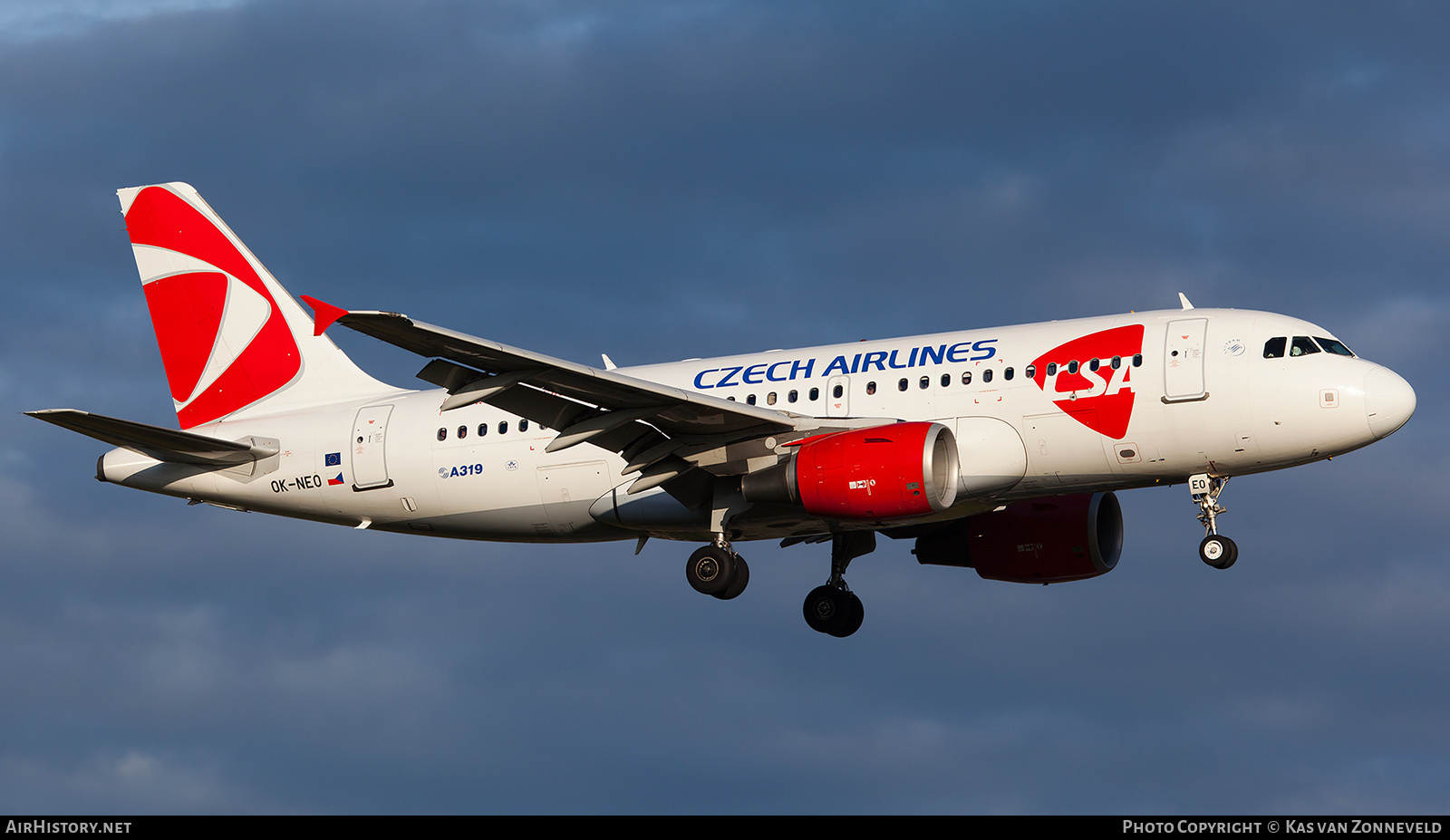 Aircraft Photo of OK-NEO | Airbus A319-112 | ČSA - Czech Airlines | AirHistory.net #223715
