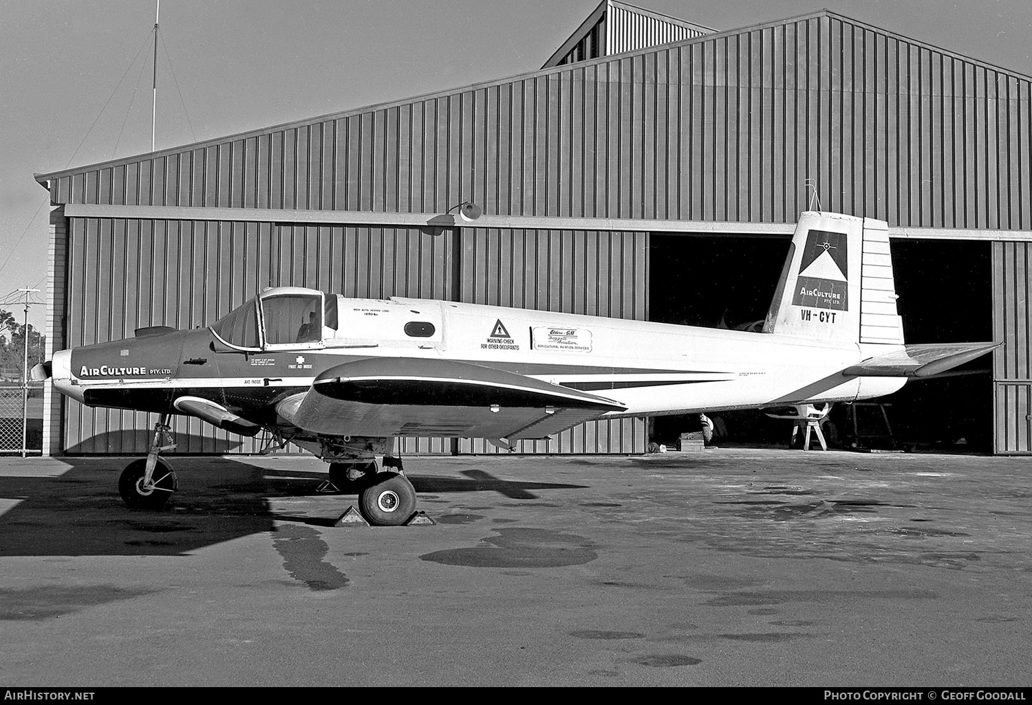 Aircraft Photo of VH-CYT | Fletcher FU-24-950 | Air Culture | AirHistory.net #223730