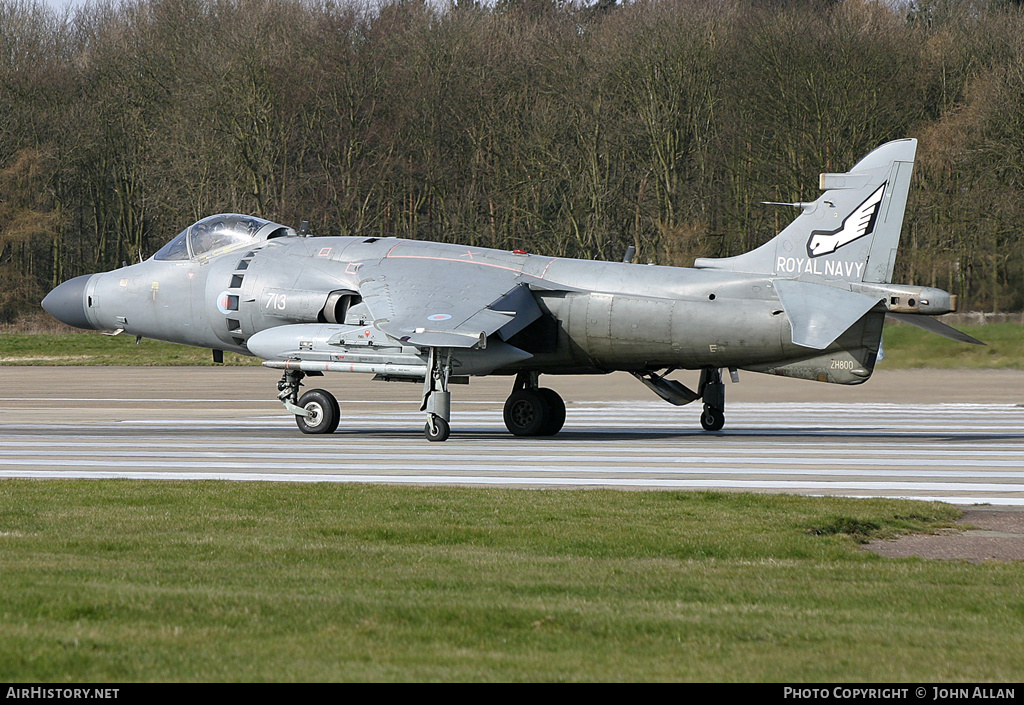 Aircraft Photo of ZH800 | British Aerospace Sea Harrier FA2 | UK - Navy | AirHistory.net #223735