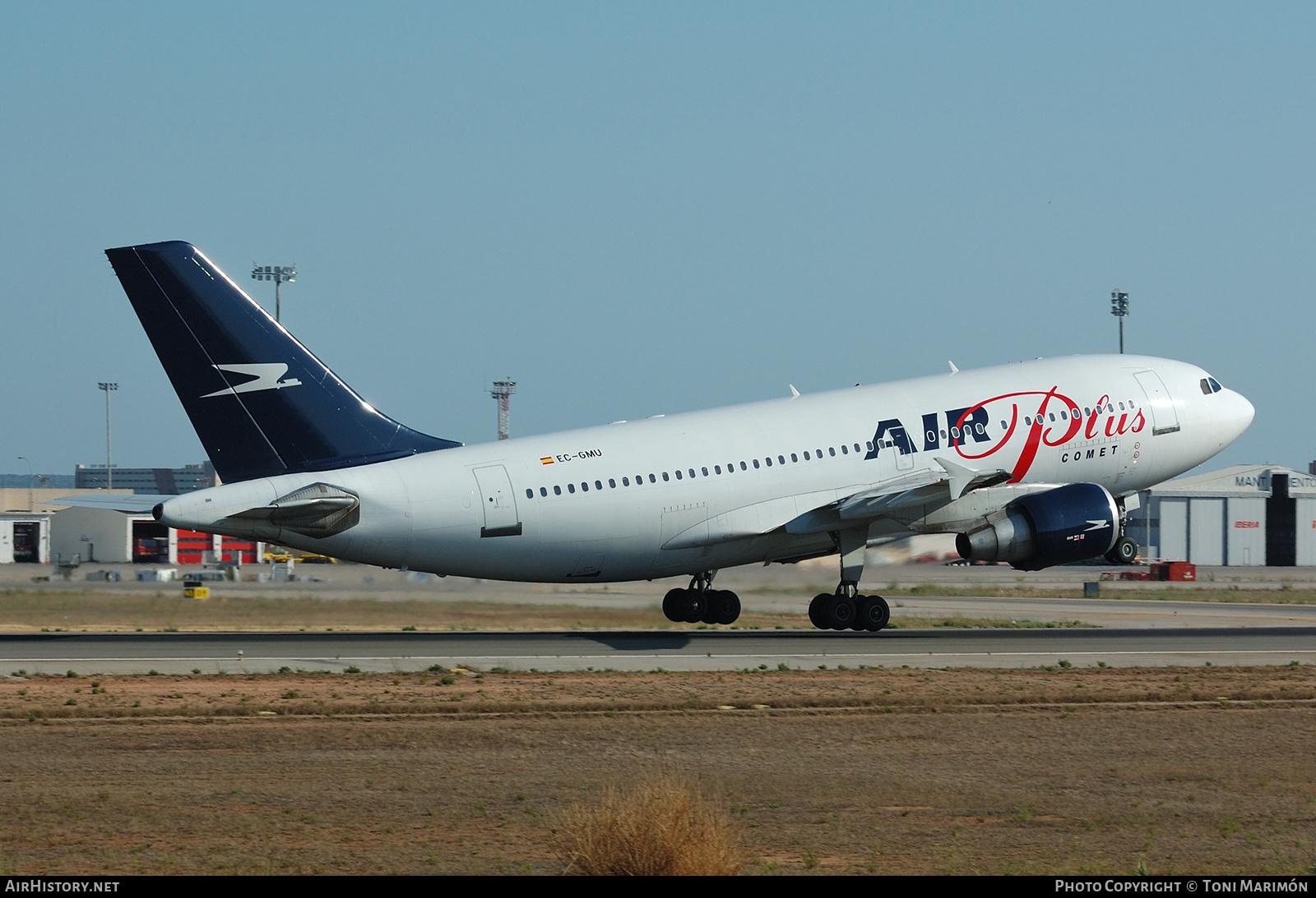 Aircraft Photo of EC-GMU | Airbus A310-324 | Air Plus Comet | AirHistory.net #223749