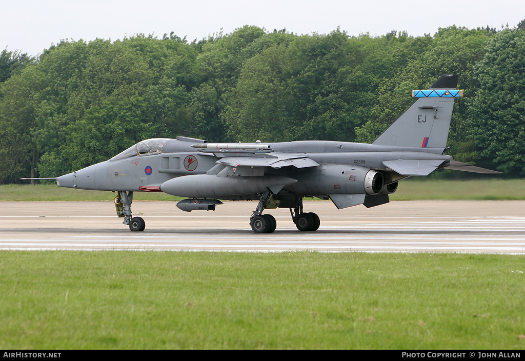 Aircraft Photo of XZ399 | Sepecat Jaguar GR3A | UK - Air Force | AirHistory.net #223753