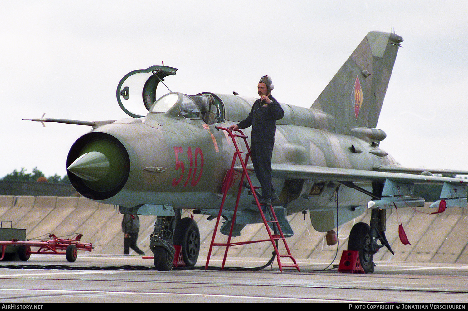 Aircraft Photo of 510 | Mikoyan-Gurevich MiG-21MF | East Germany - Air Force | AirHistory.net #223773