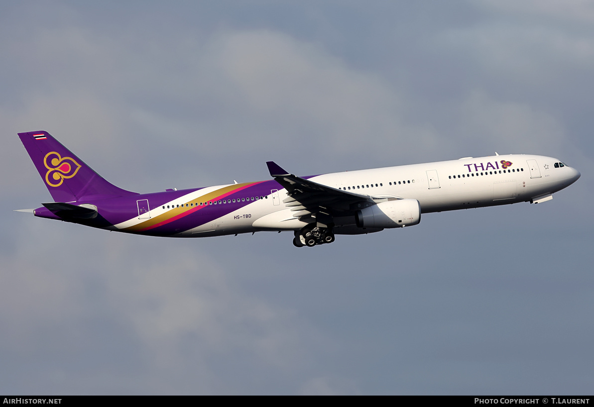 Aircraft Photo of HS-TBD | Airbus A330-343 | Thai Airways International | AirHistory.net #223783