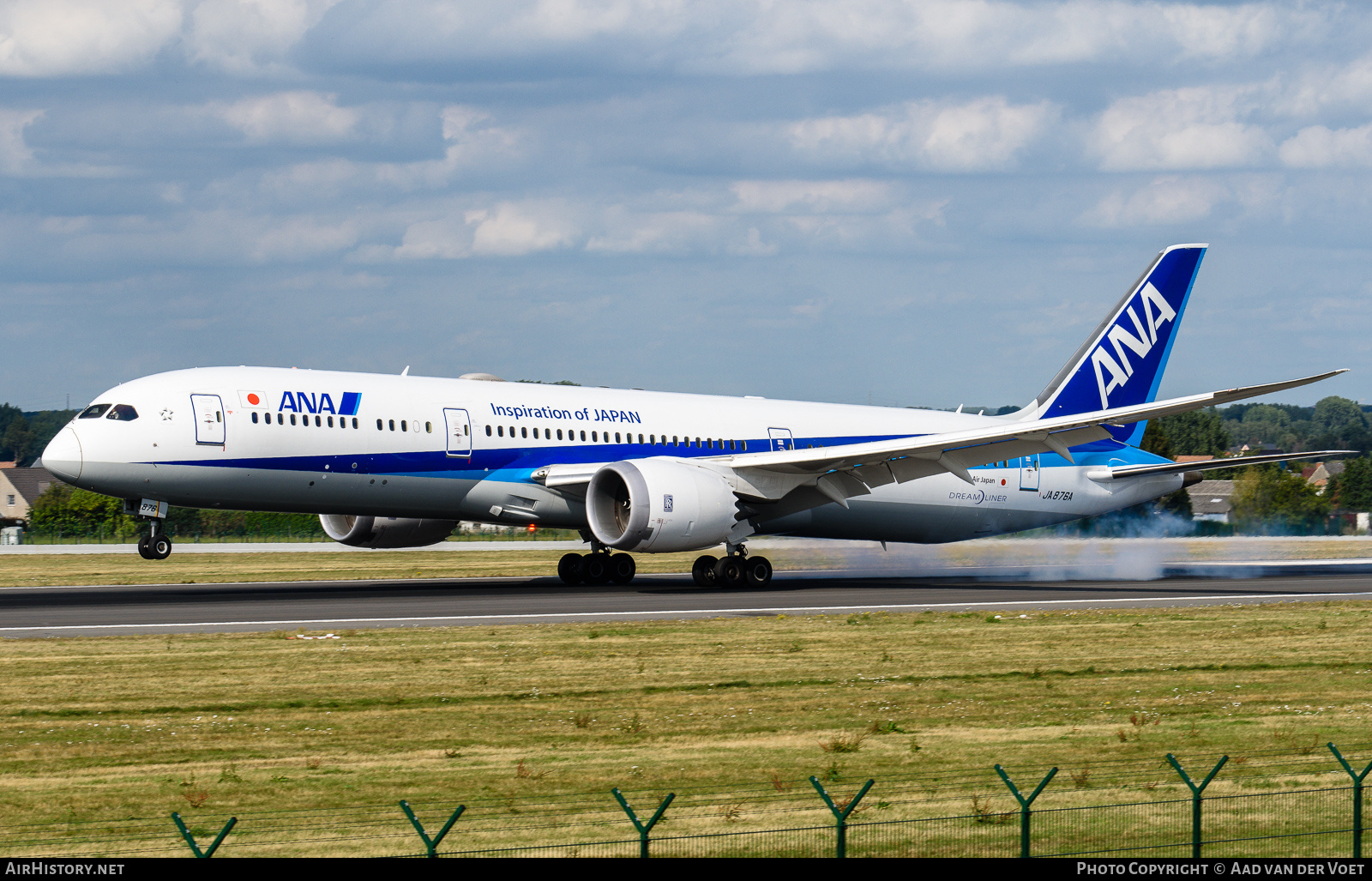 Aircraft Photo of JA876A | Boeing 787-9 Dreamliner | All Nippon Airways - ANA | AirHistory.net #223786