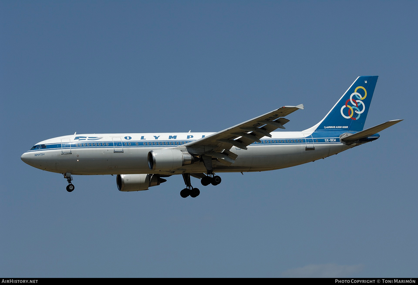 Aircraft Photo of SX-BEM | Airbus A300B4-605R | Olympic | AirHistory.net #223792