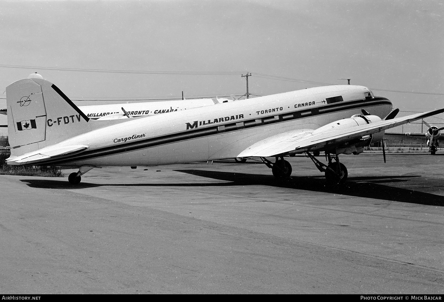 Aircraft Photo of C-FDTV | Douglas C-47A Skytrain | Millardair | AirHistory.net #223794