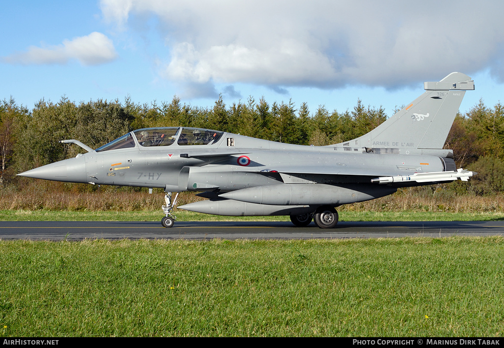 Aircraft Photo of 326 | Dassault Rafale B | France - Air Force | AirHistory.net #223807