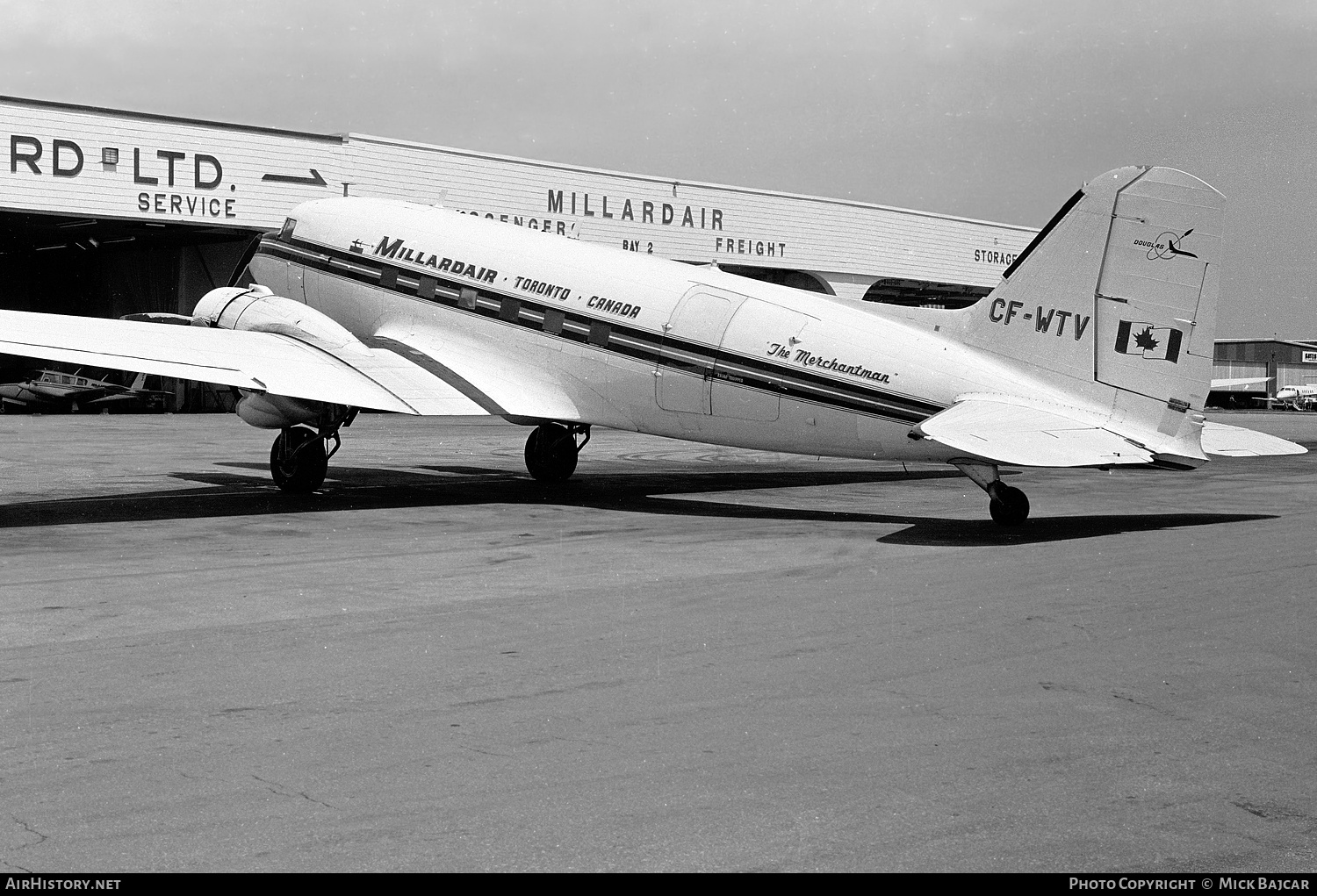 Aircraft Photo of CF-WTV | Douglas C-47A Dakota Mk.3 | Millardair | AirHistory.net #223813