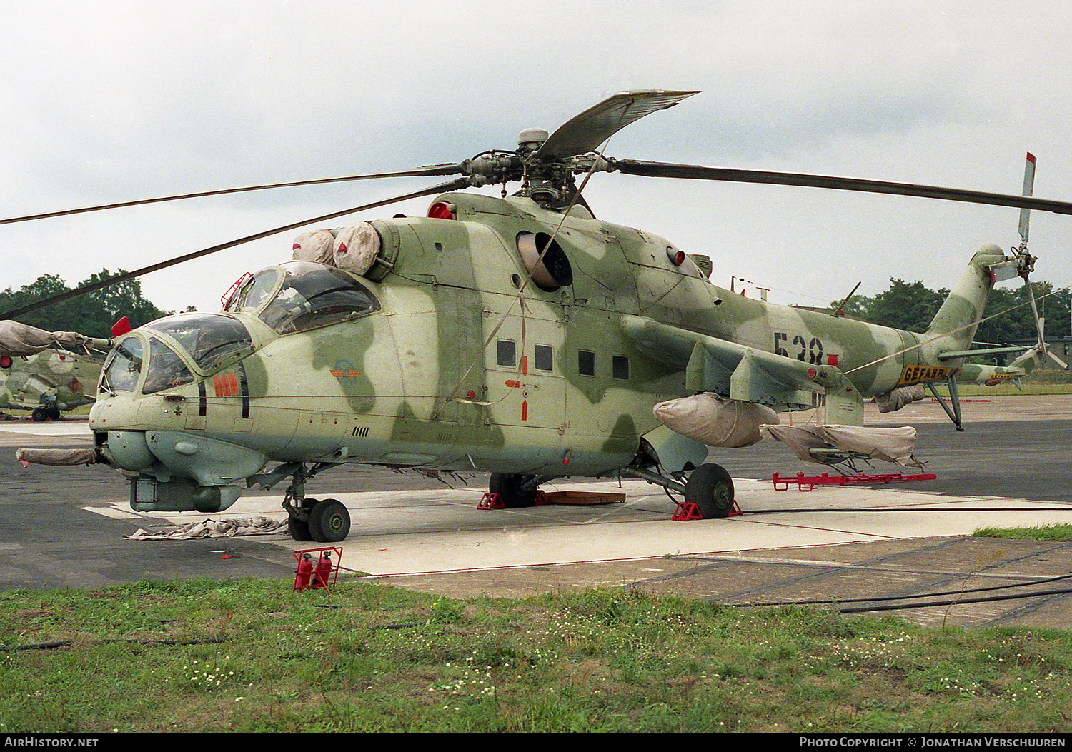 Aircraft Photo of 538 | Mil Mi-24D | East Germany - Air Force | AirHistory.net #223863