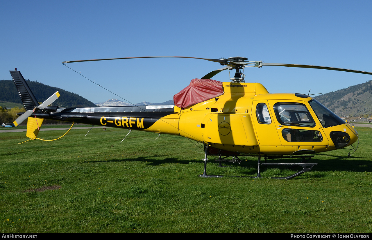 Aircraft Photo of C-GRFM | Aerospatiale AS-350B-2 Ecureuil | Hélicoptères Panorama / Panorama Helicopters | AirHistory.net #223880