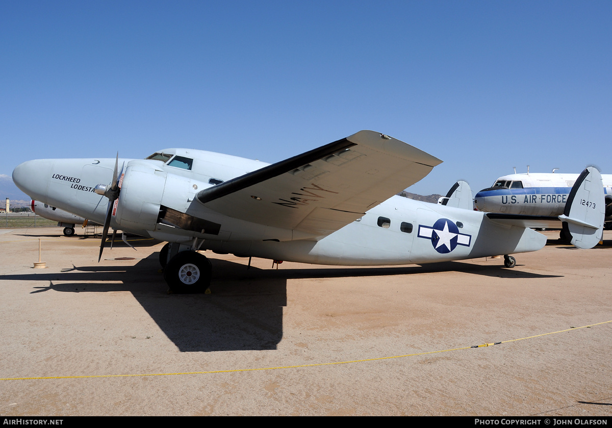 Aircraft Photo of 12473 | Lockheed 18-08 Lodestar | USA - Navy | AirHistory.net #223882