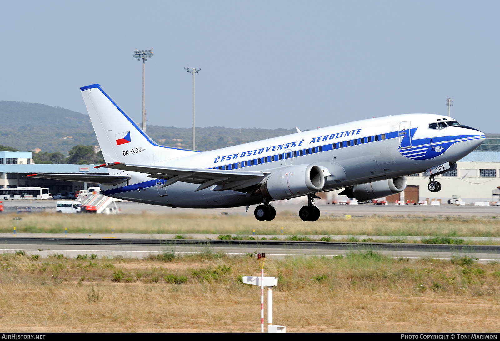 Aircraft Photo of OK-XGB | Boeing 737-55S | ČSA - Československé Aerolinie - Czechoslovak Airlines | AirHistory.net #223903
