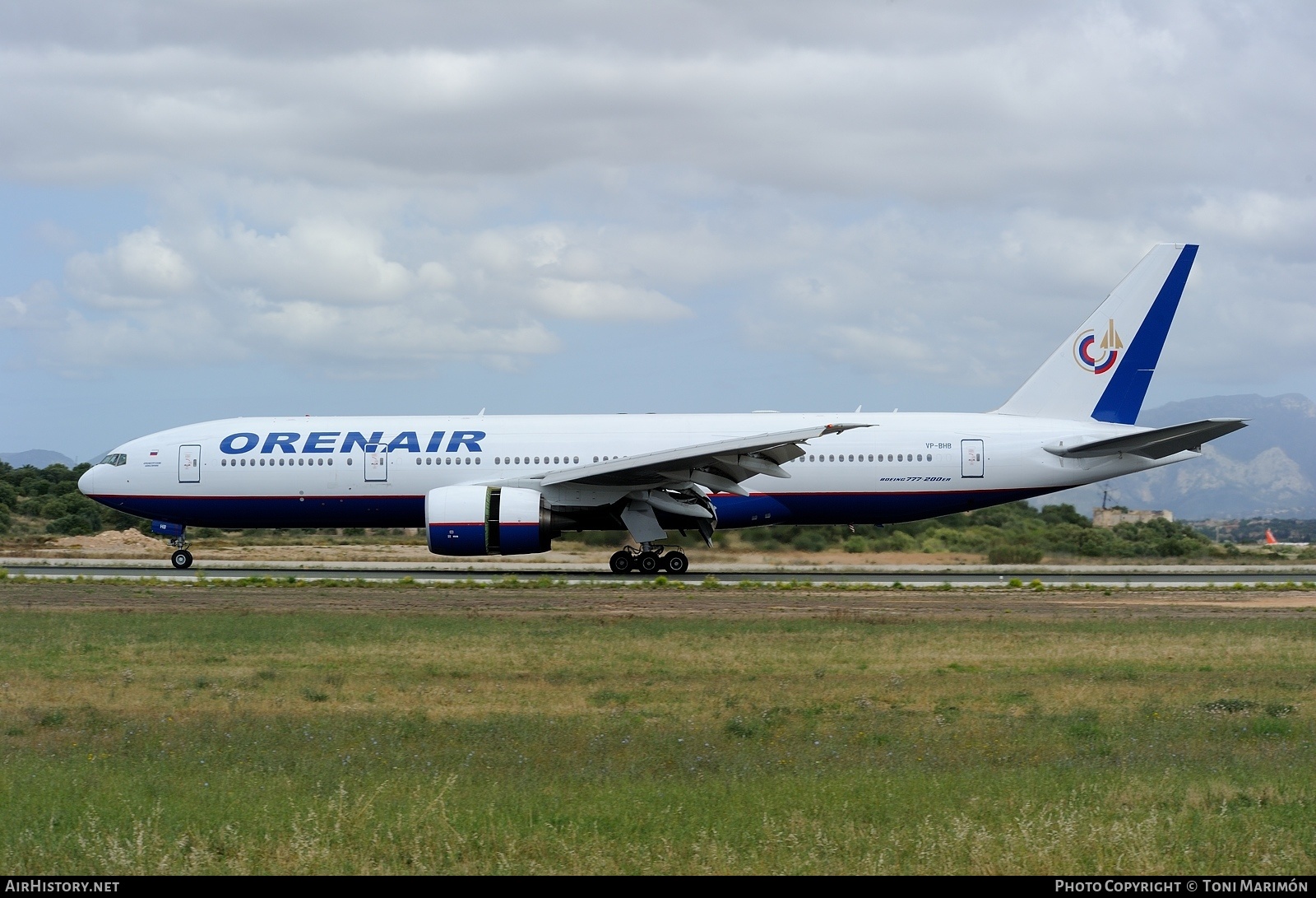 Aircraft Photo of VP-BHB | Boeing 777-2Q8/ER | Orenair | AirHistory.net #223909