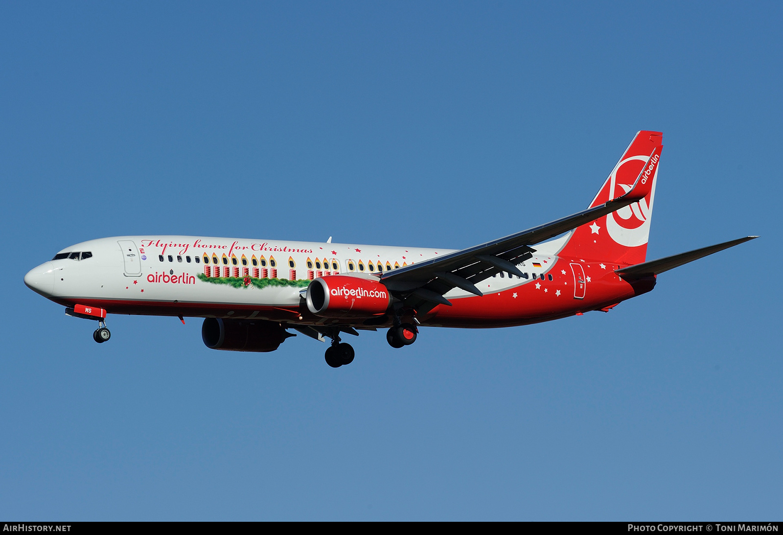 Aircraft Photo of D-ABMS | Boeing 737-86J | Air Berlin | AirHistory.net #223918