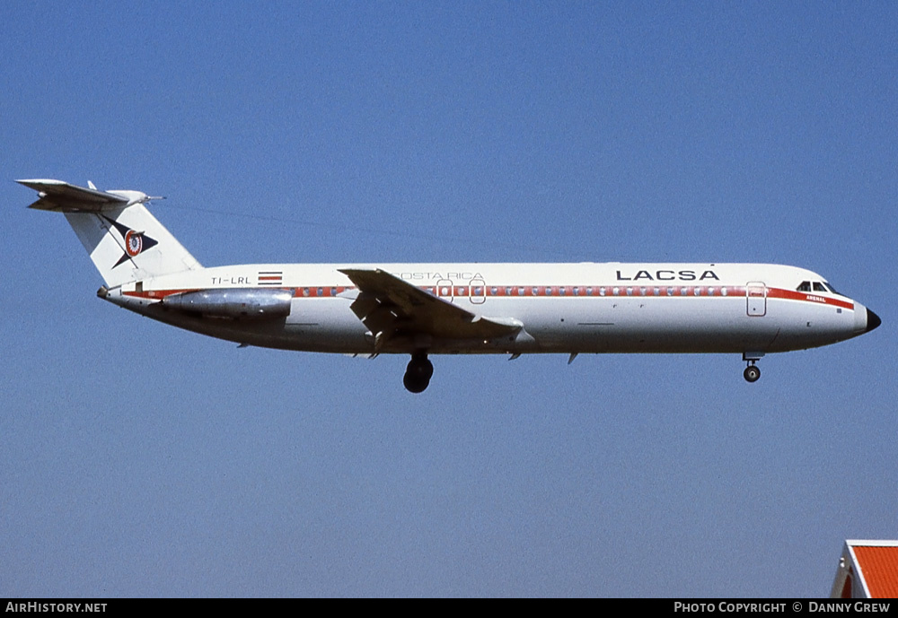 Aircraft Photo of TI-LRL | BAC 111-531FS One-Eleven | LACSA - Líneas Aéreas de Costa Rica | AirHistory.net #223936