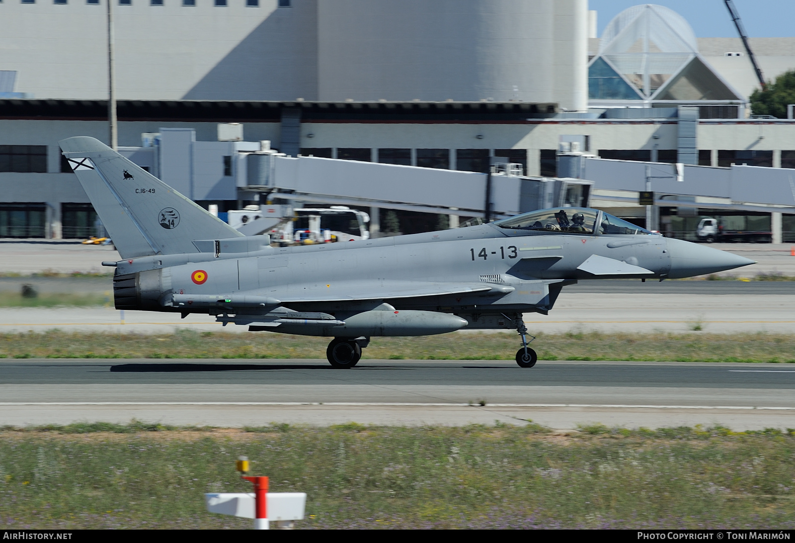 Aircraft Photo of C.16-49 | Eurofighter EF-2000 Typhoon | Spain - Air Force | AirHistory.net #223939