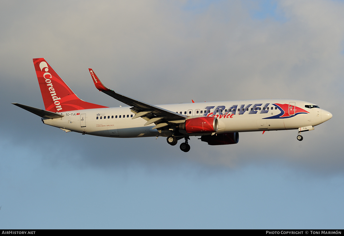 Aircraft Photo of TC-TJL | Boeing 737-86J | Travel Service | AirHistory.net #223941