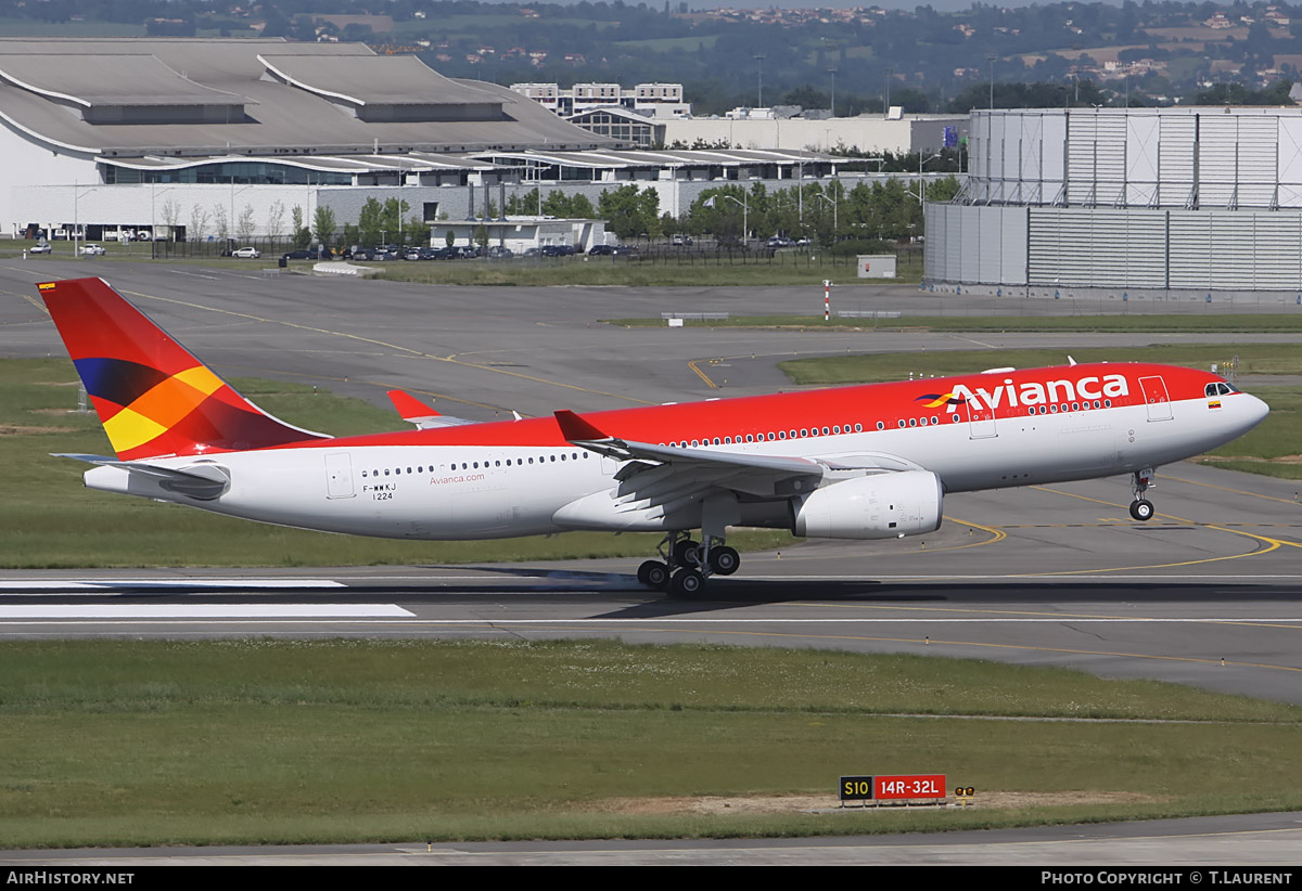 Aircraft Photo of F-WWKJ | Airbus A330-243 | Avianca | AirHistory.net #223995